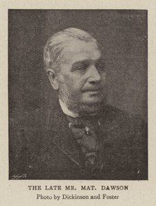 Der verstorbene Mr. Matthew Dawson von English Photographer