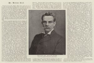 Der verstorbene Herr William Black von English Photographer