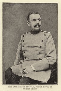Der verstorbene Prinz Leopold, Kronprinz von Anhalt-Dessau von English Photographer
