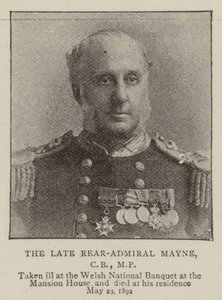 Der verstorbene Konteradmiral Mayne, CB, MP von English Photographer
