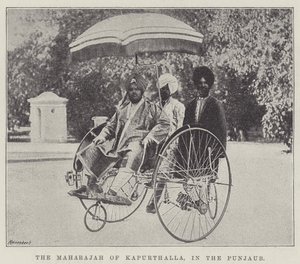 Der Maharadscha von Kapurthalla im Punjab von English Photographer