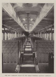 Der neue Korridorzug der Great Western Railway Company von English Photographer