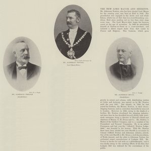 Der neue Lord Mayor und die Sheriffs von English Photographer