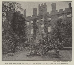 Die neue Residenz des Reverend Dr. Warre, Schulleiter des Eton College