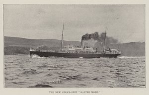 Das neue Dampfschiff Galtee More von English Photographer
