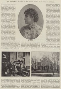 Die Präsidentschaftswahl in den Vereinigten Staaten, Major William McKinley von English Photographer