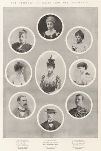 Die Prinzessin von Wales und ihr Haushalt von English Photographer