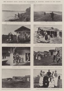 Der religiöse Wahn unter den Doukhobors in Manitoba, Szenen in der Kolonie