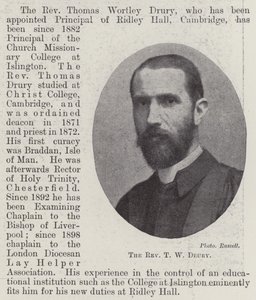 Der Reverend T W Drury von English Photographer