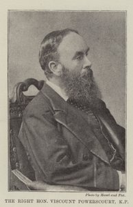 Der ehrenwerte Viscount Powerscourt, KP von English Photographer