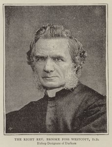 Der rechte Reverend Brooke Foss Westcott, DD von English Photographer