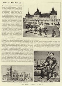 Die königliche Familie von Siam