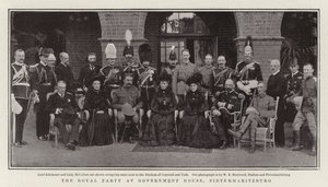 Die königliche Gesellschaft im Regierungshaus, Pietermaritzburg von English Photographer