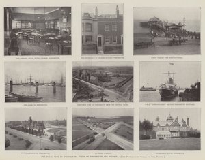 Der königliche Besuch in Portsmouth, Ansichten von Portsmouth und Southsea von English Photographer