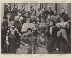 Die königliche Hochzeit in Coburg, die Hochzeitsgesellschaft
