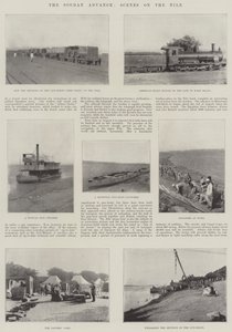 Der Vormarsch im Sudan, Szenen am Nil von English Photographer