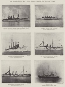 Der spanisch-amerikanische Krieg, Kriegsschiffe der Vereinigten Staaten und der Liner Paris