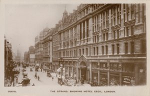 The Strand, Hotel Cecil, London von English Photographer
