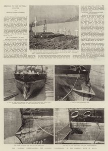 Das Victoria-Gericht, die beschädigte Camperdown im Somerset Dock in Malta