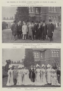 Die Hochzeit der Tochter von Sir Edward Clarke in Staines am 22. April von English Photographer