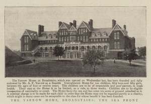 Das Yarrow-Heim, Broadstairs, die Meeresfront