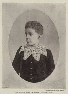 Der junge König von Spanien, Alfonso XIII von English Photographer