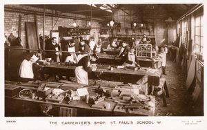 Die Tischlerwerkstatt der St. Pauls Schule