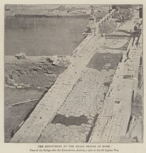 Die Entdeckungen an der Aelian-Brücke in Rom von English Photographer