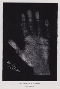 Die Hand von W. T. Stead von English Photographer