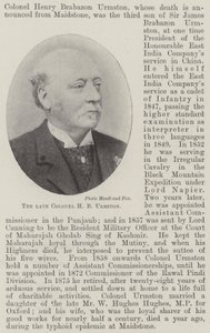 Der verstorbene Oberst H B Urmston von English Photographer