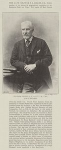 Der verstorbene Colonel J A Grant, Afrikaforscher