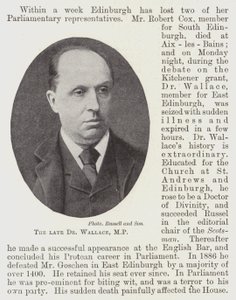 Der verstorbene Dr. Wallace, MP von English Photographer
