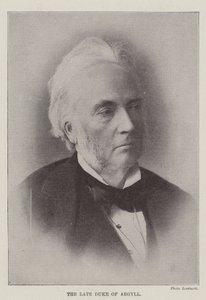 Der verstorbene Herzog von Argyll von English Photographer