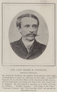 Der verstorbene Frank R. Stockton, amerikanischer Schriftsteller von English Photographer