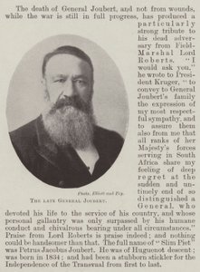 Der verstorbene General Joubert