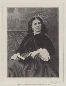 Die verstorbene Lady Martin (Helen Faucit) von English Photographer