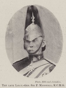 Der verstorbene Generalleutnant Sir F Marshall, KCMG