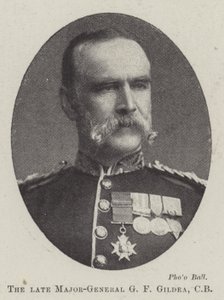 Der verstorbene Generalmajor G. F. Gildea, CB von English Photographer