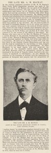 Der verstorbene Mr A M Mackay, Agent der Church Missionary Society in Uganda, Lake Victoria Nyanza von English Photographer