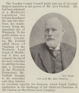 Der verstorbene Mr. Abel Penfold von English Photographer