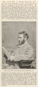 Der verstorbene Mr Alexander Craig Seller, Abgeordneter von English Photographer