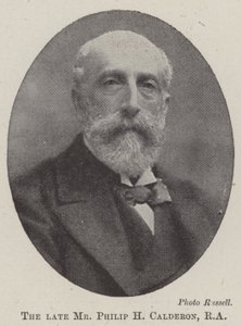 Der verstorbene Herr Philip H. Calderon, RA von English Photographer