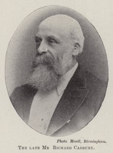 Der verstorbene Mr. Richard Cadbury von English Photographer