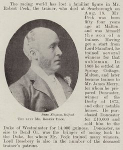 Der verstorbene Mr. Robert Peck von English Photographer