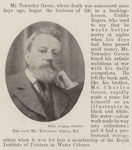 Der verstorbene Herr Towneley Green, RI von English Photographer