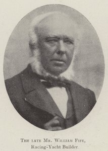 Der verstorbene Mr. William Fife, Rennyachtbauer von English Photographer