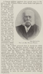 Der verstorbene Mr William Wilson von English Photographer