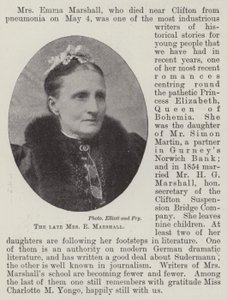 Die verstorbene Frau E. Marshall von English Photographer