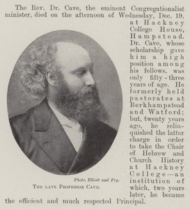 Der verstorbene Professor Cave von English Photographer