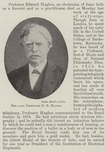 Der verstorbene Professor D E Hughes von English Photographer